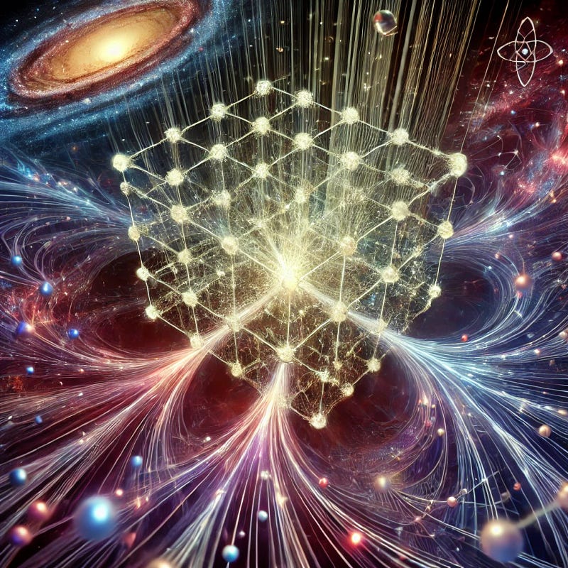 From the swirling web of quantum probabilities emerges the solidity of the physical world. Atoms, molecules, and even galaxies are born from this dynamic interplay of information, as the invisible becomes tangible and reality takes shape.