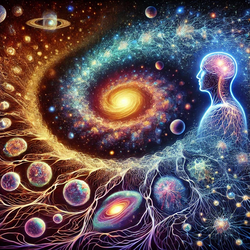 The universe’s story is one of emergence — quantum threads weaving into matter, matter evolving into life, and life awakening into consciousness. We are not separate from this cosmic dance; we are its echoes, its creators, and its witnesses.